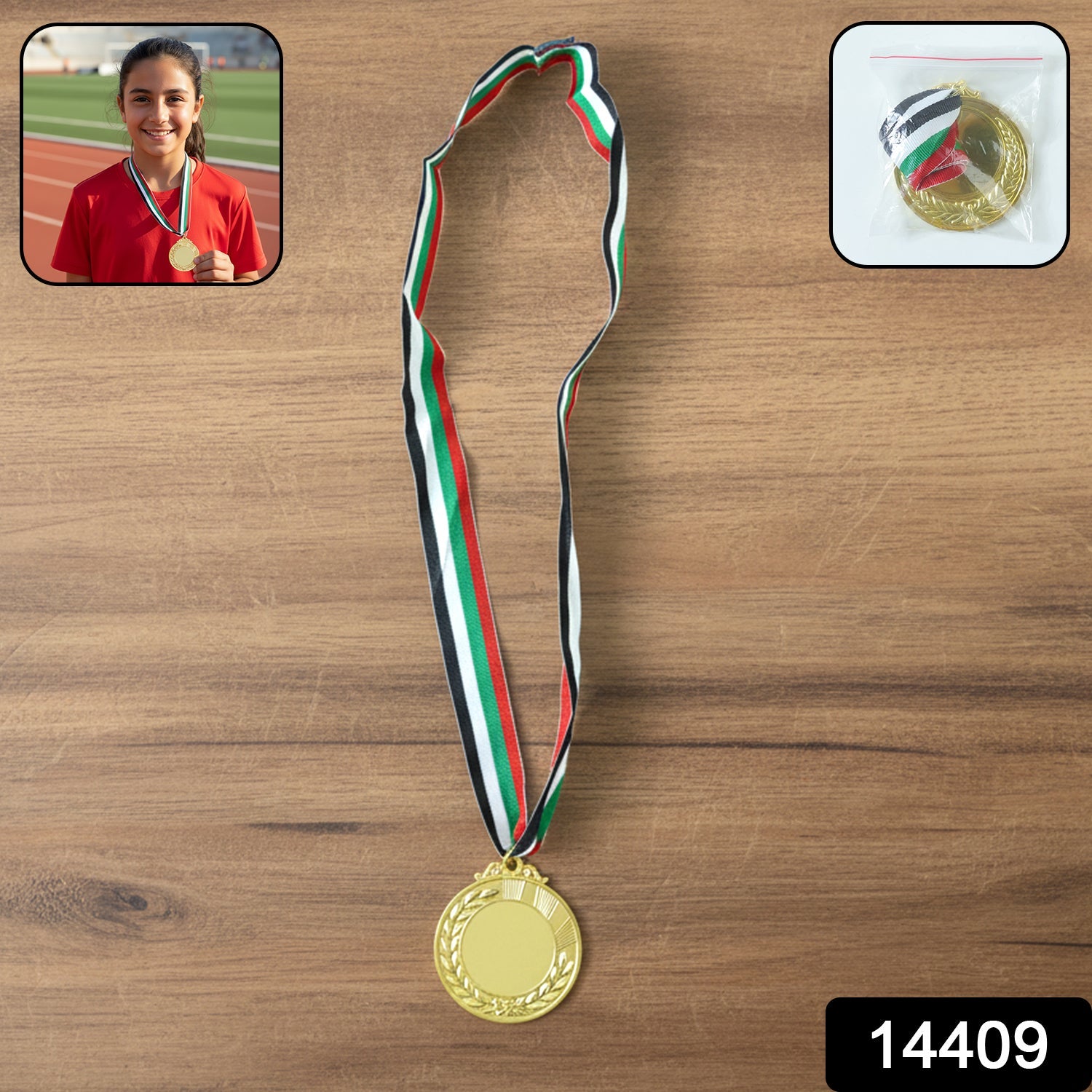 medal with ribbon set