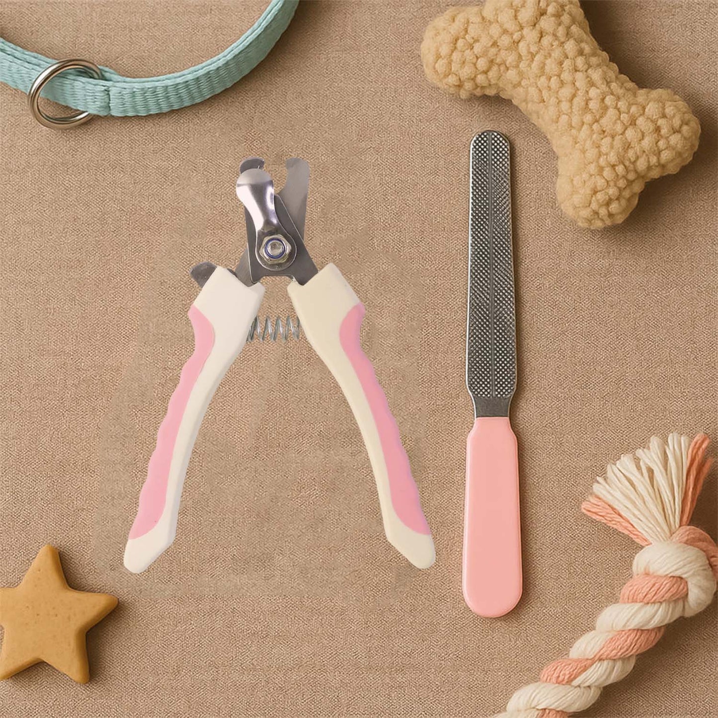 Professional Pet Nail Clipper and File (2 Pc Set)