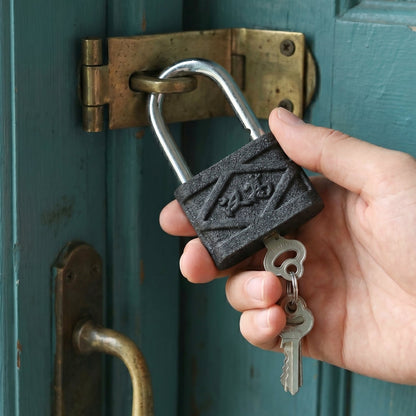 Heavy Duty 60mm Iron Pad Lock with 3 Keys
