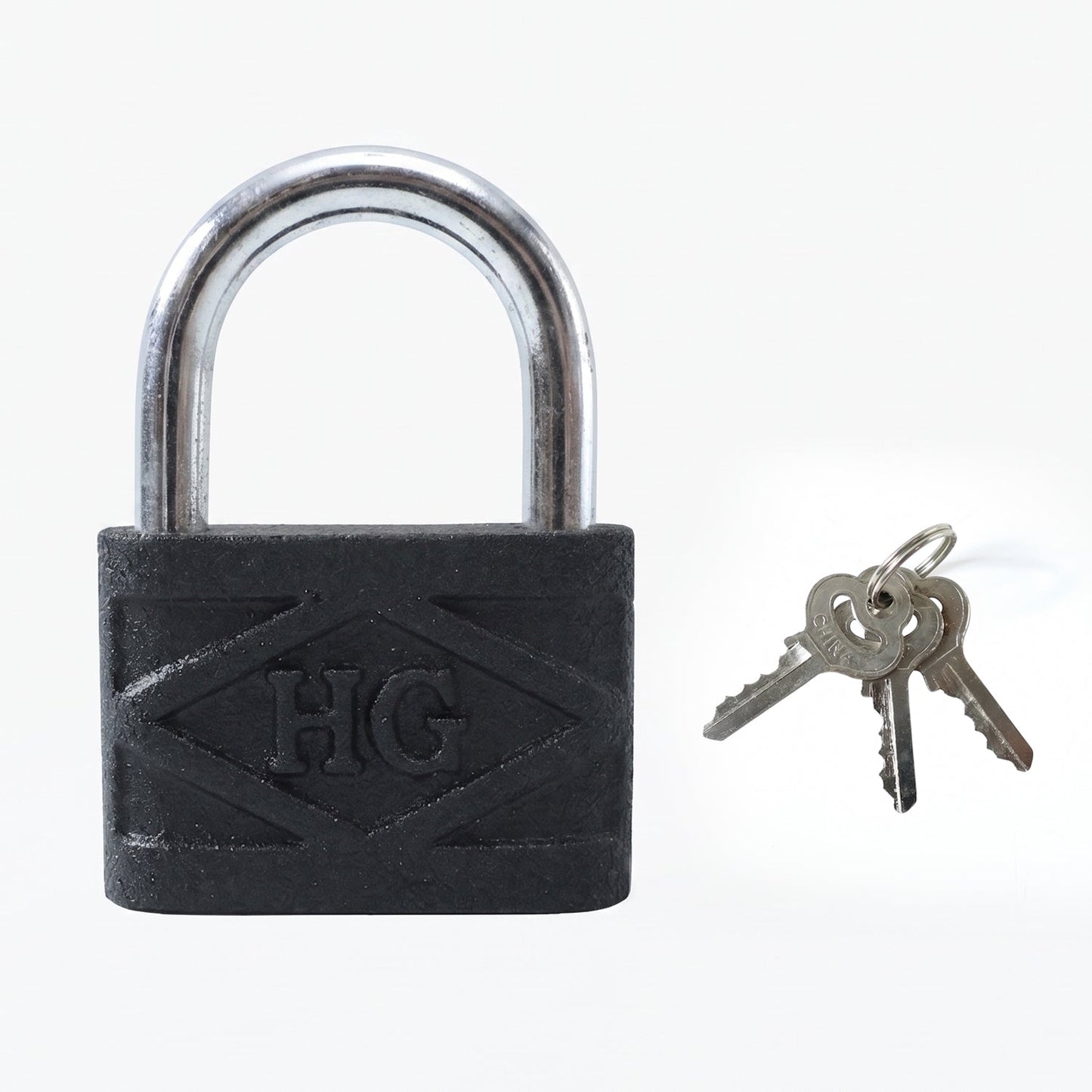 Heavy Duty 60mm Iron Pad Lock with 3 Keys