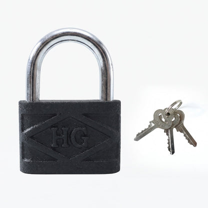 Heavy Duty 60mm Iron Pad Lock with 3 Keys
